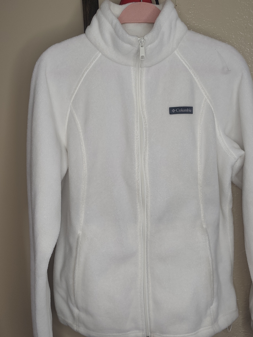 Columbia Women's White Full-Zip Fleece Jacket